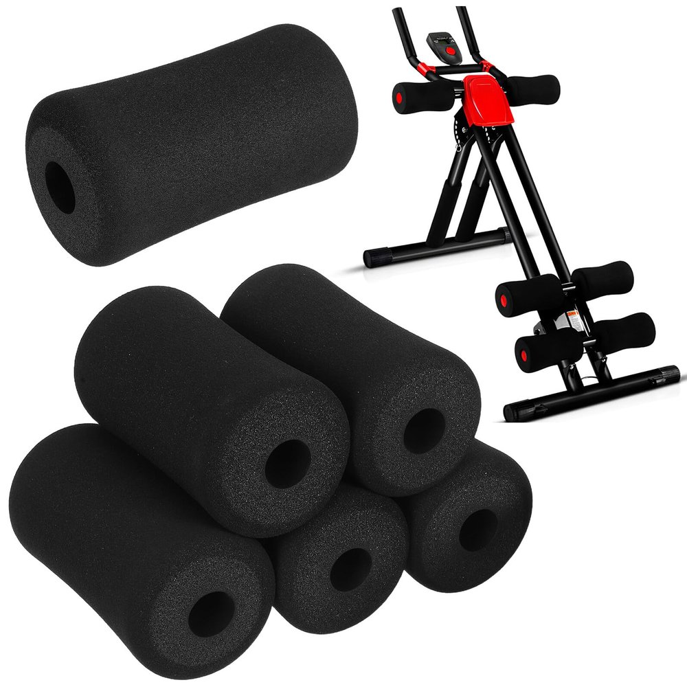 Didiseaon Foam Padding, 6-Pack, 22 mm x 75 mm, Black, for Equipment