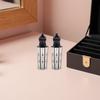 VICASKY 6-Pack 15 mL Refillable Black Glass Perfume Roller Bottles with Arabic Engraving view 4