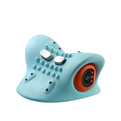 CloudLuxe Cervical Neck Massager, Cordless Electric Neck Massager with Heat and Vibration, 3 Modes, 6 Intensity Levels