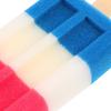 IWOWHERO 2-Pack Ice-Shaped Bath Sponges with Wooden Handles view 3