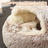 Plush Cat Bed, 40 cm, Winter-Ready Indoor/Outdoor Cat House, Washable Cat Cave & Dog Bed view 2