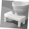 PP Toilet Stool, White, Non-Slip, for Home and Bathroom view 2