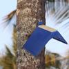Parrot Bird Stand Toy, Plastic and Wood, Blue, 2 Pieces view 2