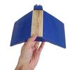 Parrot Bird Stand Toy, Plastic and Wood, Blue, 2 Pieces view 4
