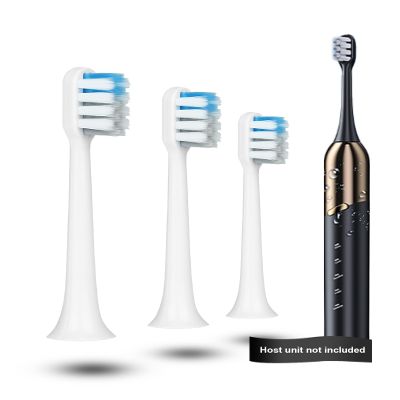 OasiSmile Electric Toothbrush Replacement Heads, 3-Pack, Soft Long-Lasting Bristles, Deep Cleaning, White
