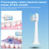 OasiSmile Electric Toothbrush Replacement Heads, 3-Pack, Soft Long-Lasting Bristles, Deep Cleaning, White view 4