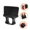 Beard Brush with Ring Handle, Black view 4