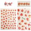 Autumn Self-Adhesive Nail Sticker Set, Maple Leaf Design, Red-Orange, 2 x 2 Sheets view 3