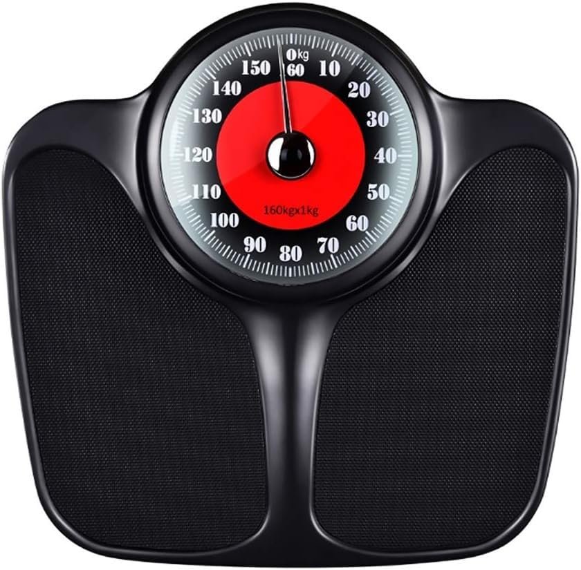 High-Precision Analog Mechanical Bathroom Scale with Non-Slip Surface