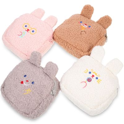 OKUMEYR 4-Pack Period Pouches, Multifunctional Odor-Neutral Storage Bags for Menstrual Pads and Coins