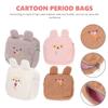 OKUMEYR 4-Pack Period Pouches, Multifunctional Odor-Neutral Storage Bags for Menstrual Pads and Coins view 3