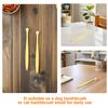 Pet Toothbrush with Soft Bristles, 3-Piece Set, PP and TPR view 3