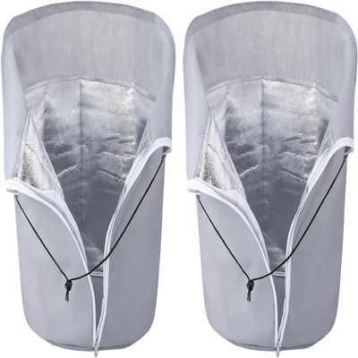 2-Pack Thermal Plant Pot Covers for Winter, 45 x 50 cm