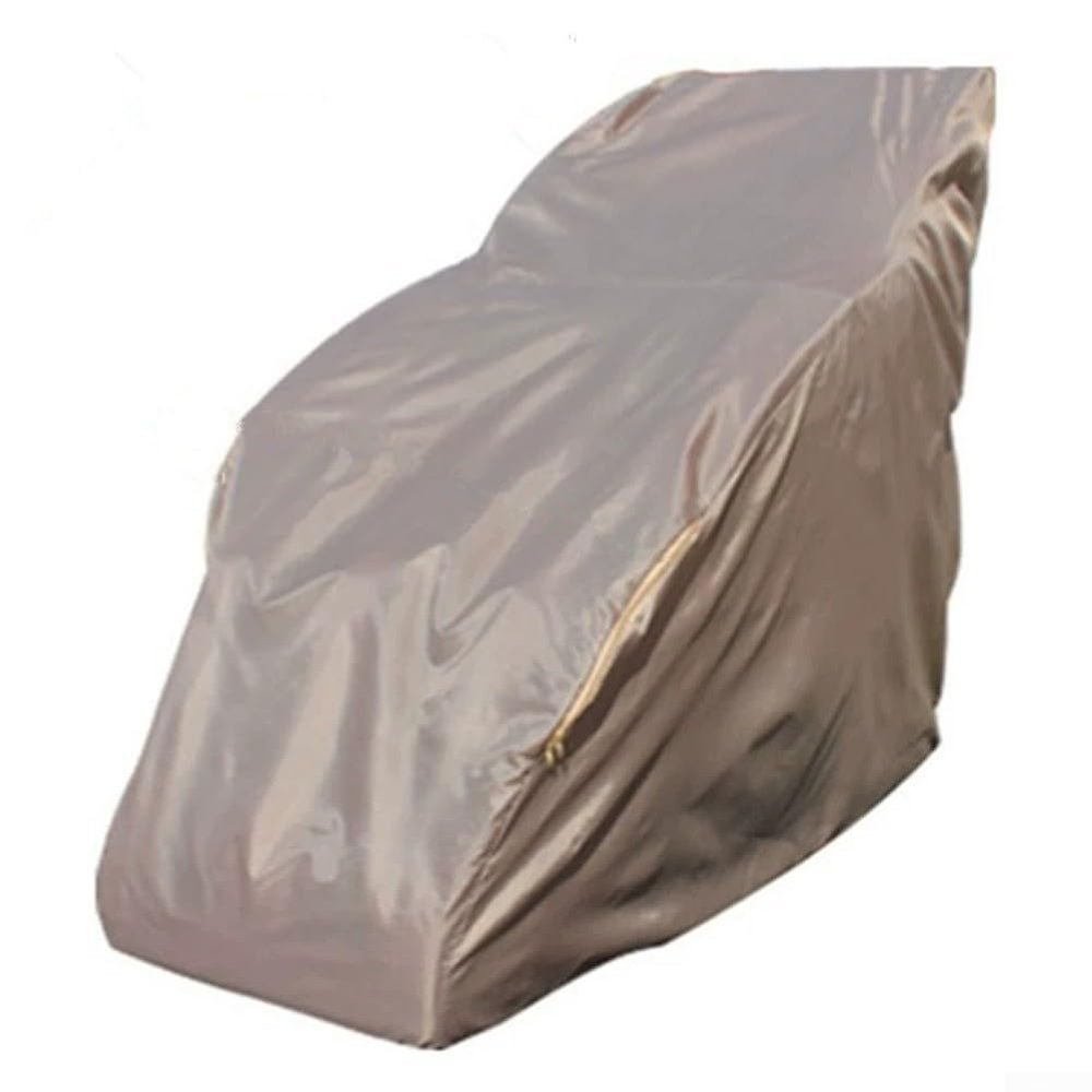 Jonikuper Massage Chair Cover for Indoor and Outdoor Use, Waterproof, Dustproof, Scratch-Resistant 210D Oxford Fabric, Fits Most (Khaki B)