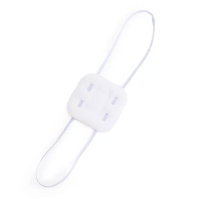 Asukohu Anime Cosplay Eye Patch with Heart Embroidery, Single-Eye Blindfold, White, One Size