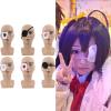 Asukohu Anime Cosplay Eye Patch with Heart Embroidery, Single-Eye Blindfold, White, One Size view 2