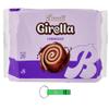 4x Bauli Girella Originale Cioccolato Cocoa-Filled Cake Snacks, 280 g (8 x 35 g per Pack) + Free Beni Culinari Keychain view 1