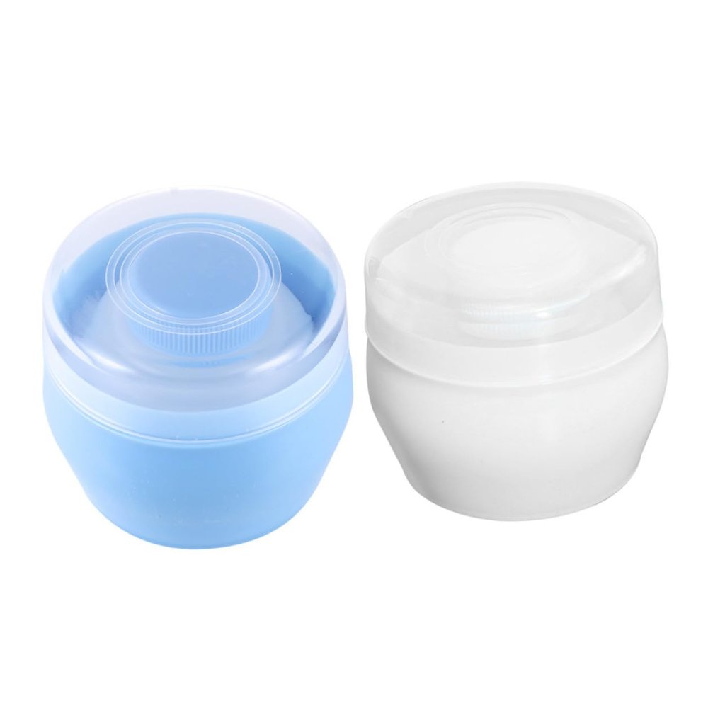 DECHOUS Baby Powder Puff Containers, 2-Pack