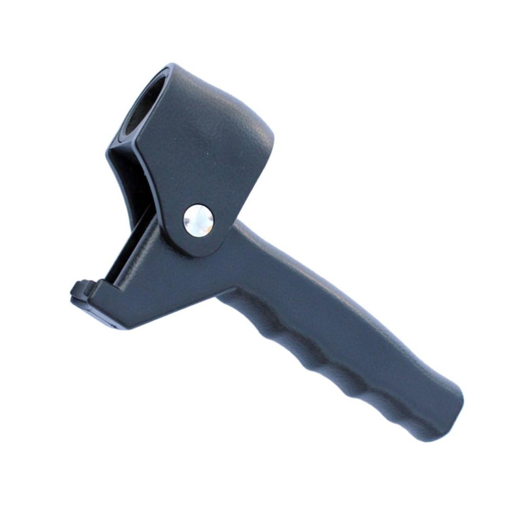 Toyvian Ergonomic Ribbed Plastic Crutch Handle for 22 mm Cane Shafts