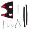DECHOUS Dog Grooming Hammock for Cats and Dogs, 1 Set, Red view 1