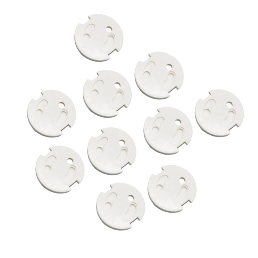 ABS Childproof Outlet Covers for French Outlets, 10-Pack