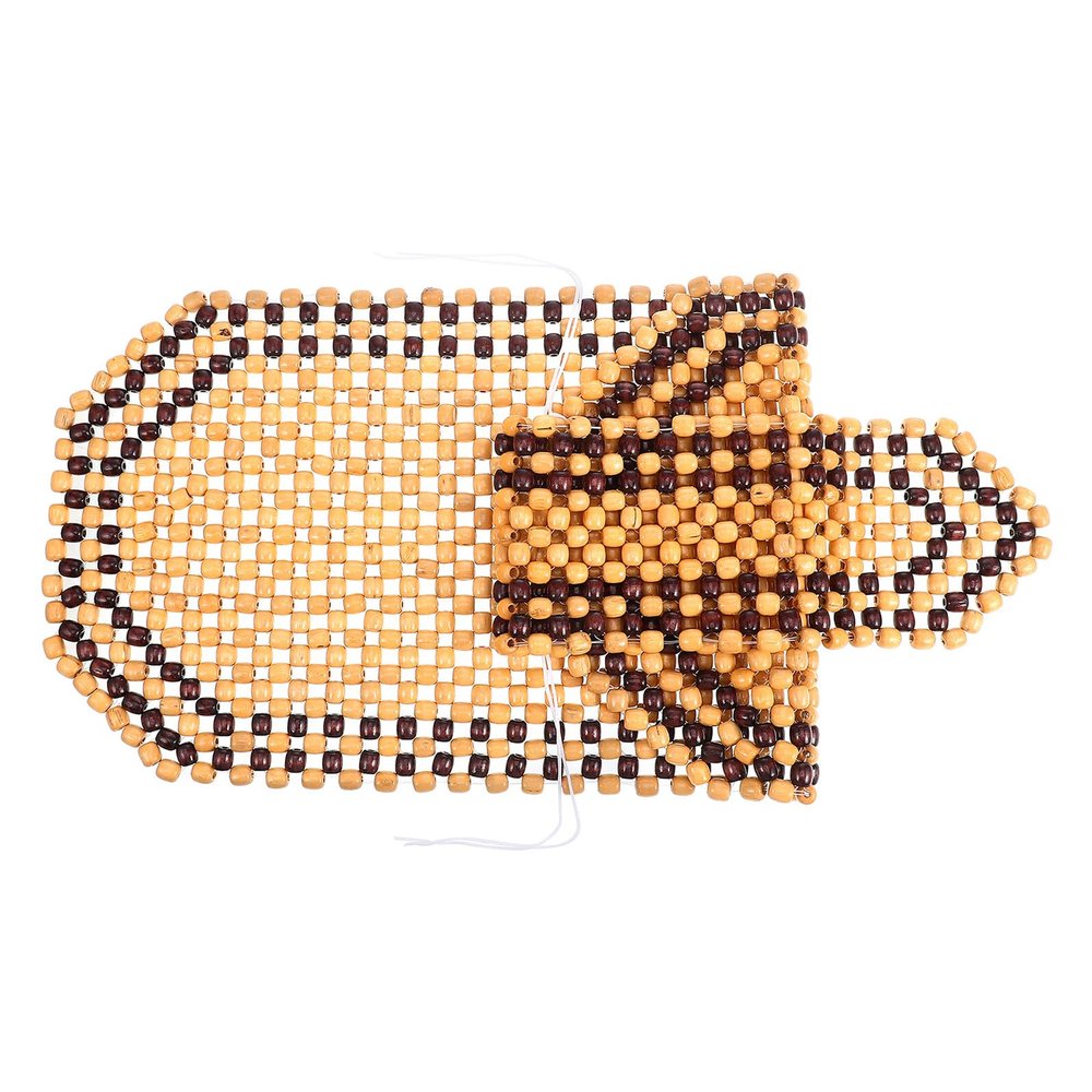 Beatifufu Car Seat Cushion, Beaded, Durable Summer Seat Cushion, Universal Fit, Breathable, with Massage Function, Car Accessory for Long Sitting