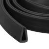QUARKZMAN Rubber Edge Trim, 6 m U-Channel for 4 mm Edges, Black view 1