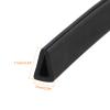 QUARKZMAN Rubber Edge Trim, 6 m U-Channel for 4 mm Edges, Black view 3