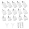 Travel Bags, 18-Piece Set, PP, 30/50/100 ml, for Lotions view 1