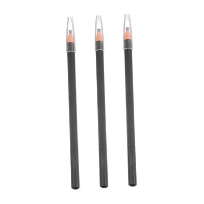 Waterproof Eyebrow Pencil for Women, 3 Pieces, Gray