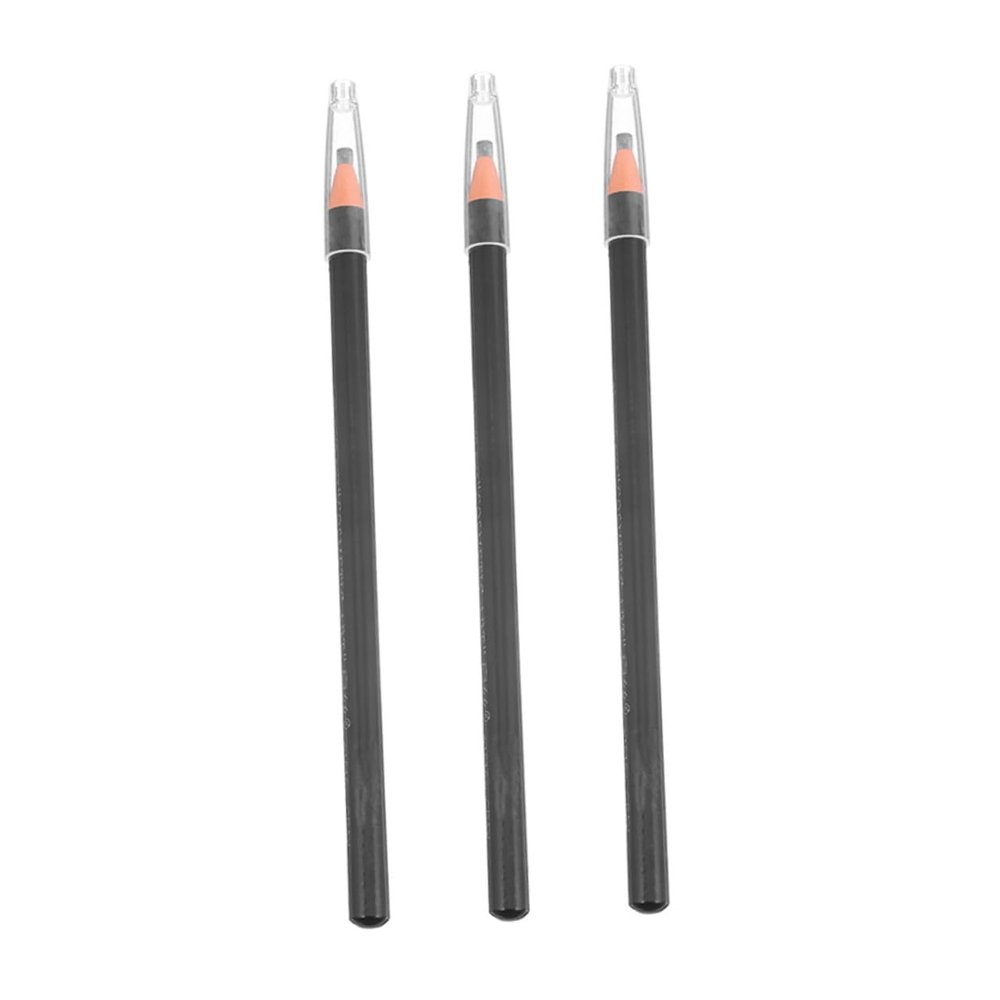 Waterproof Eyebrow Pencil for Women, 3 Pieces, Gray