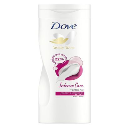 6-Pack Dove Body Love Body Lotion with Panthenol, Intense Care, for Very Dry Skin, 400 ml
