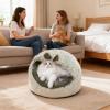 Dtaigou Covered Cat Bed, Cat Cave, Small Dog Bed view 2