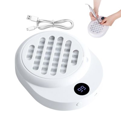 Portable Nail Dust Collector with Reusable Filters