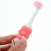 TEHAUX Kids' Toothbrushes, 2-Pack, Soft Bristles, Round Head, BPA-Free, Pink Bear Design, Ages 0–9 view 4