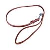 Oiled Leather Dog Leash 1–3 m, Multicolor, with Hand Loop, 6/8/10/12/15/18 mm (Rust Red, 12 mm – 1.5 m) view 1