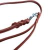 Oiled Leather Dog Leash 1–3 m, Multicolor, with Hand Loop, 6/8/10/12/15/18 mm (Rust Red, 12 mm – 1.5 m) view 2