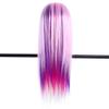 ARTOCT 26-Inch Hair Training Mannequin Head, High-Temperature-Resistant Fiber Salon Practice Head for Haircutting, Styling and Braiding Students (#1 Pink + Multicolor) view 3