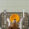 SHINEOFI Non-Slip Creative Microfiber Feeding Mat view 4