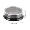 20-Piece 3 g Black Acrylic Containers with Lids view 2