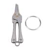 Odorkle Titanium Alloy Nose Hair Trimmer Scissors with Keychain view 2