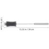 DECOMELODY Rotating Stainless Steel and Silicone Bottle Brush with Long Handle view 2