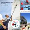 Telescopic Window Cleaning Pole with Water Supply and Squeegee Brush Set view 2