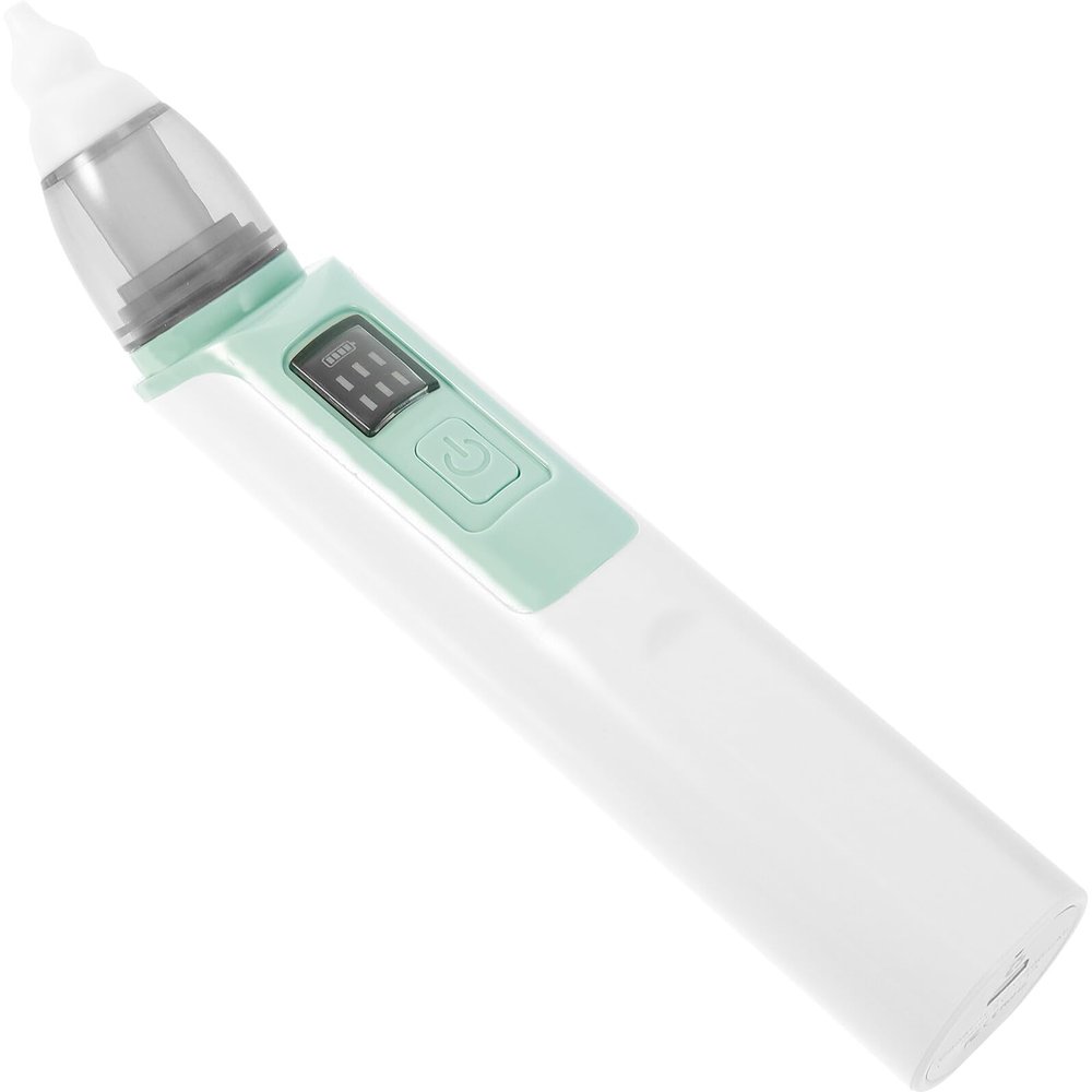 Electric Nasal Aspirator with Backflow for Young Girls, Green