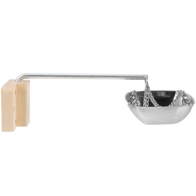 SHINEOFI Stainless Steel Sauna Aroma Bowl with Swivel Holder