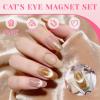 Xanthelle Cat-Eye Magnet, 2-in-1 Scissors-Shaped Nail Art Tool view 3