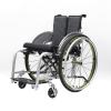 CFMAIF Lightweight Folding Self-Propelled Wheelchair, 11.8 kg, Aluminum, Green, 42 cm/16.5 in Seat view 1