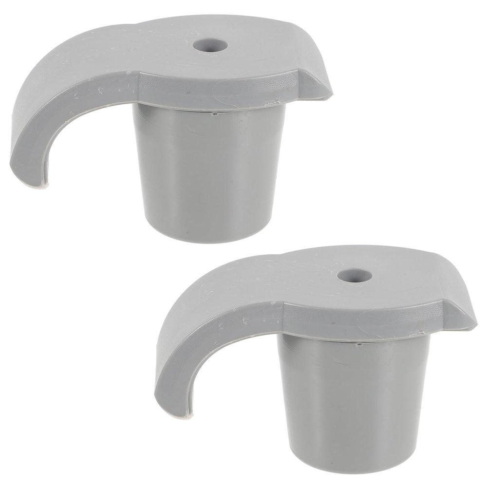 Healvian 2-Piece Walker Ski Glides, Lightweight and Durable