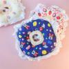 Dog and Cat E-Collar, Adjustable Waterproof Cotton Pet Cone Collar, Cute Print (7, L) view 4