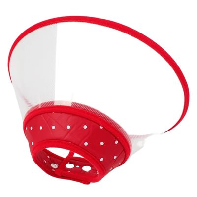 Dog Cone Collar for Cats and Dogs, Recovery Collar, Anti-Lick Surgical Wound Protection, Red, XL